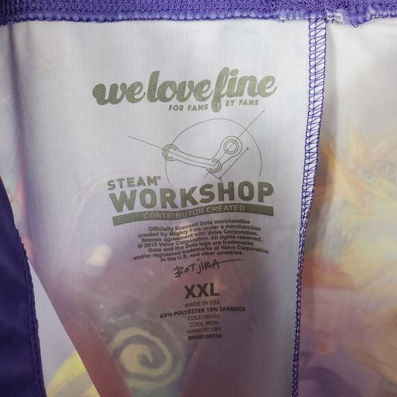 DOTA2 Botjira Watercolor Hero Stretchy Leggings Women's Size XXL - Picture 11 of 11